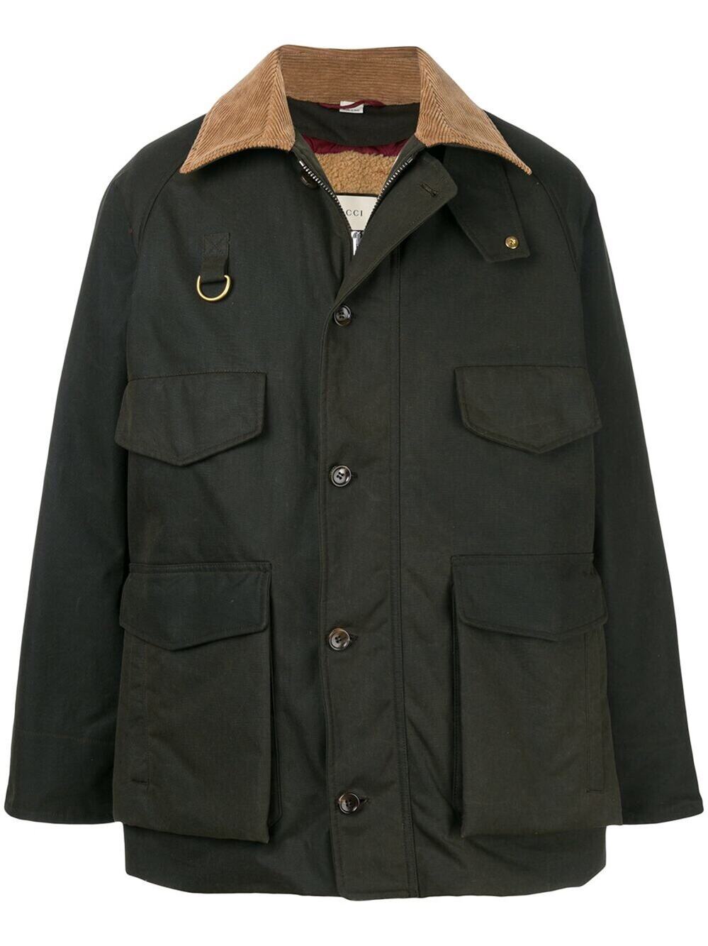 New With Tags Gucci Tiger Embroidered Shearling Field Jacket 50EU/M-L $4650.00